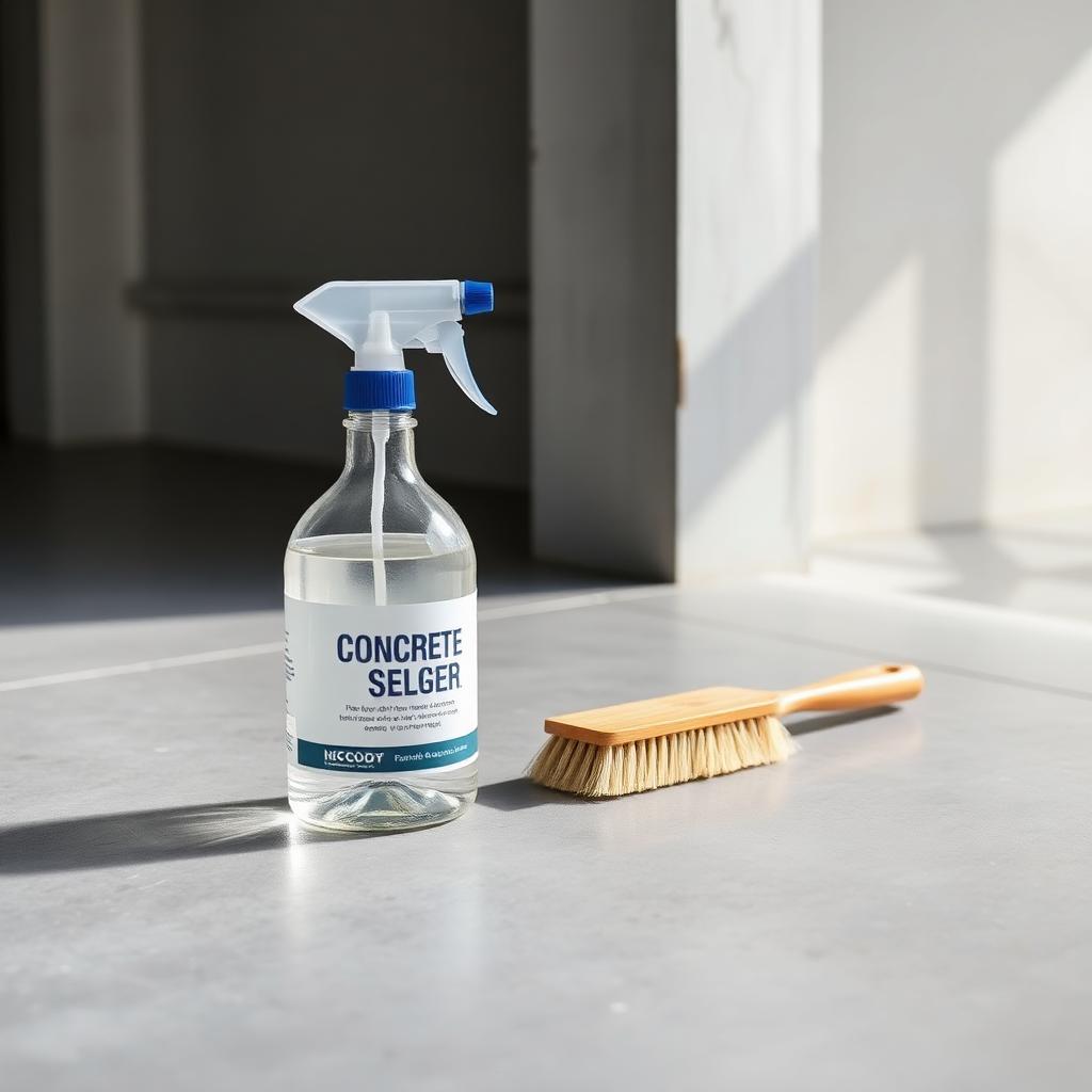 Beton sealer spray